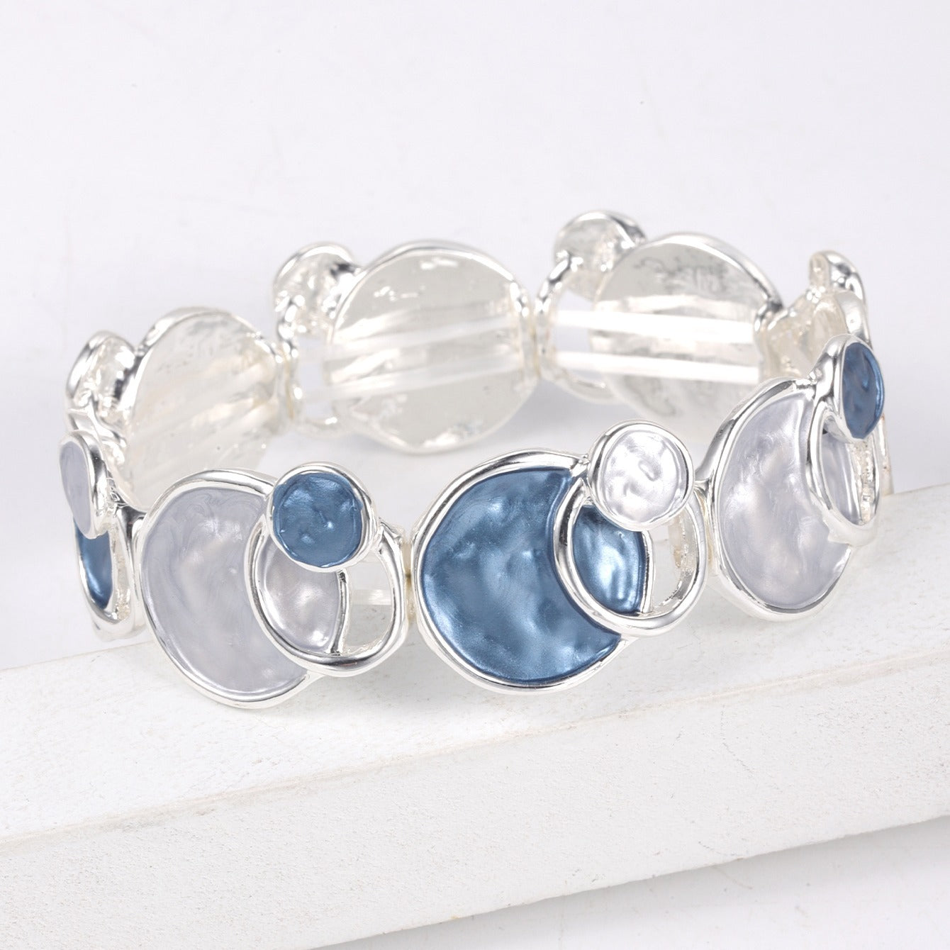 Beautiful Blue Charm Bracelet