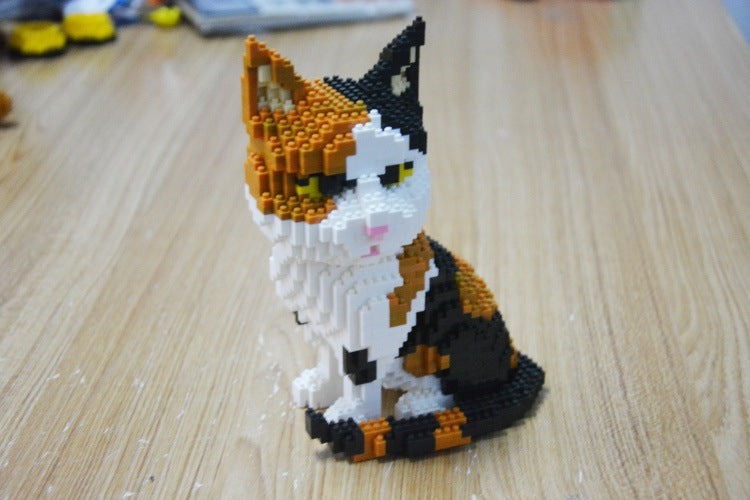 Feline Figurine building blocks