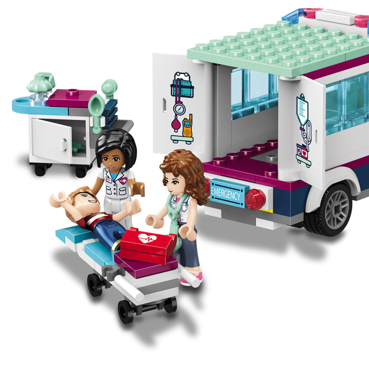 Heart Lake City Hospital Building Block set