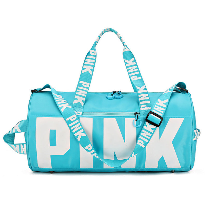 Ladies "PINK" Letters Traveling Duffle Bag