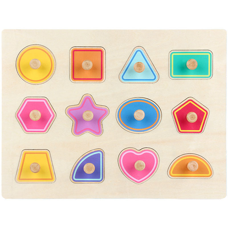 Children's wooden puzzle toys