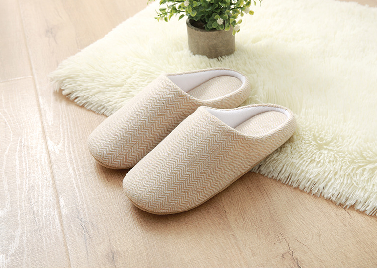 Men's indoor warm slippers , with anti-skid bottom