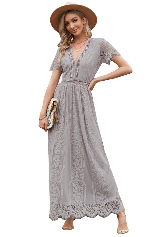 Women's  Fill Your Heart, Lace, Maxi Dress