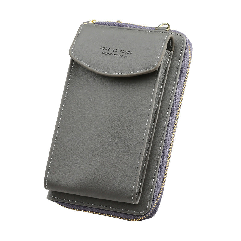 Mobile Phone Bag with zippered wallet