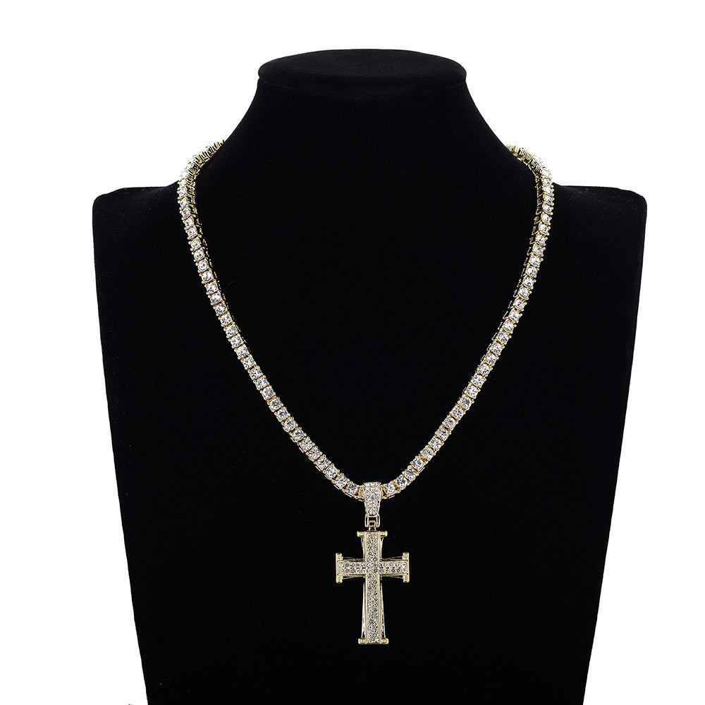 Delicate Simple Sterling Silver Classic Cross Necklace