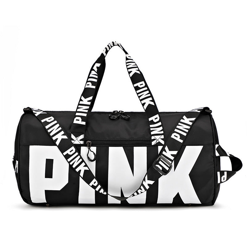 Ladies "PINK" Letters Traveling Duffle Bag