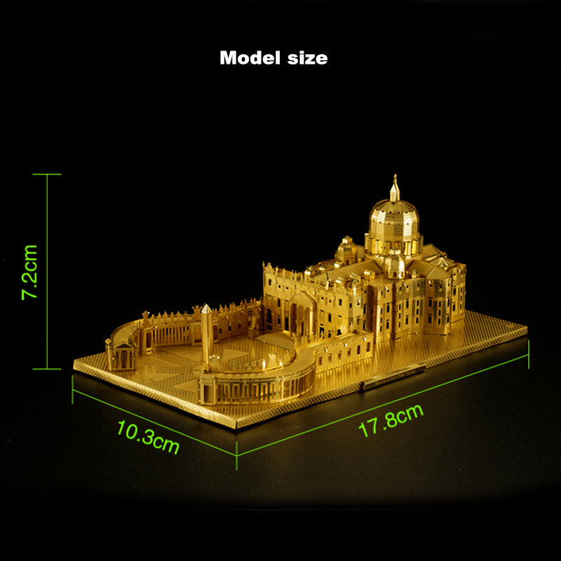 St. Peter's Basilica 3-D, stainless steel puzzle