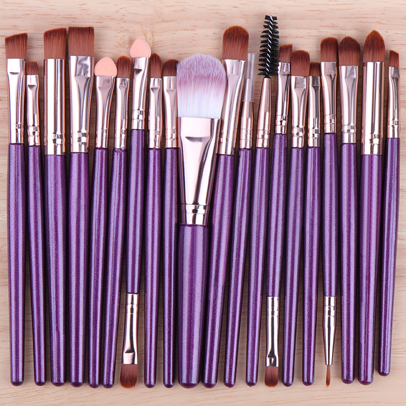 20 Piece Makeup Brush Set