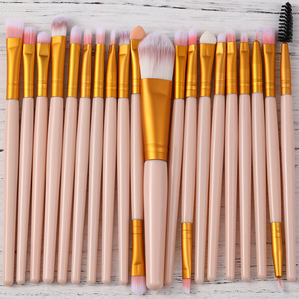 20 Piece Makeup Brush Set