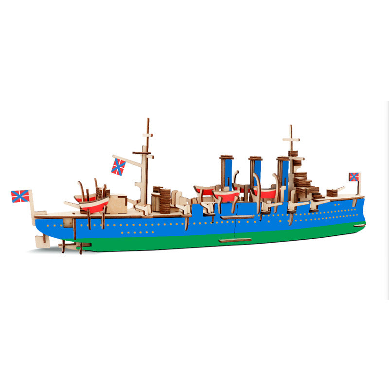 Asian Ship, Wooden 3D Puzzle Toys