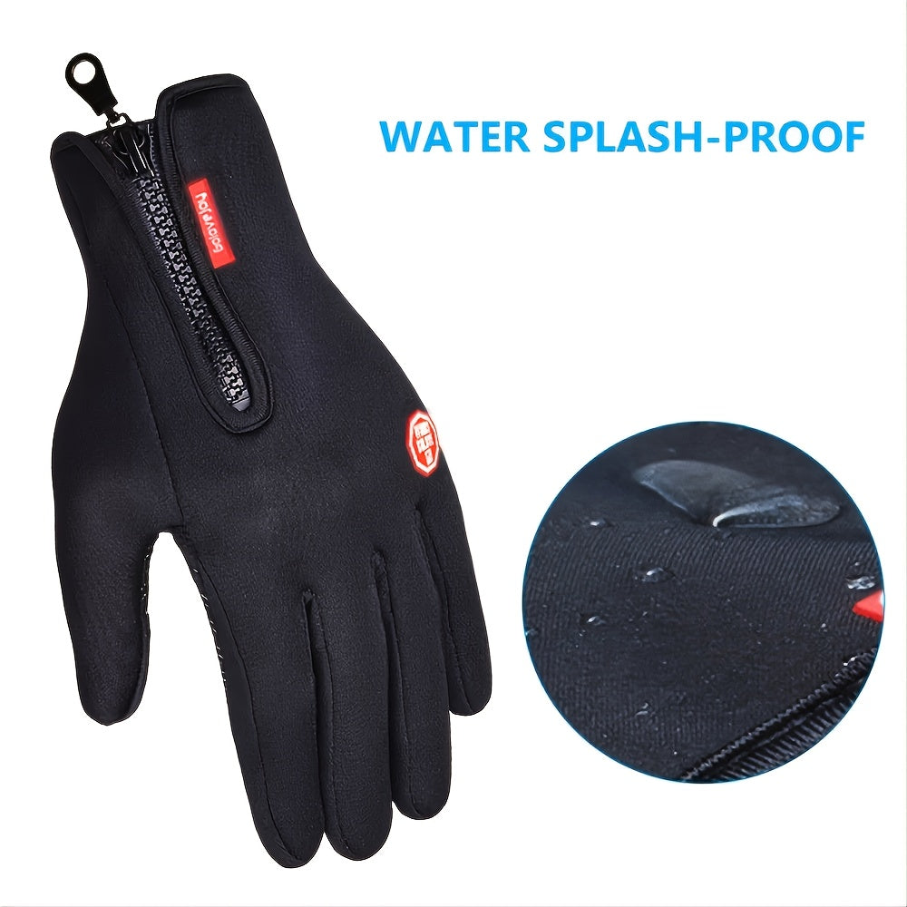 Windproof, Waterproof, Warm, Touch Screen Usable Gloves