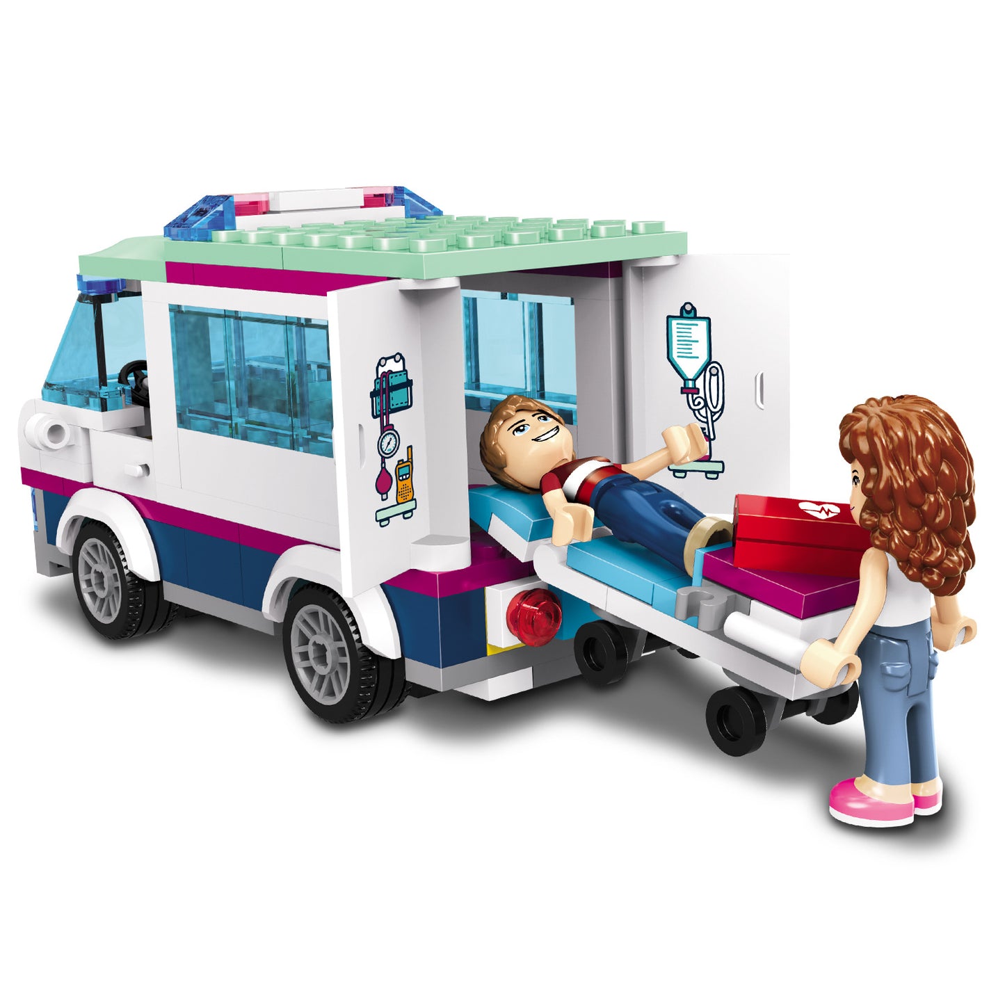 Heart Lake City Hospital Building Block set