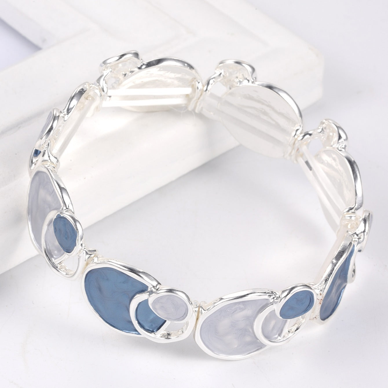 Beautiful Blue Charm Bracelet