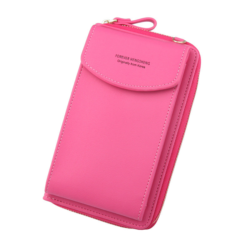 Mobile Phone Bag with zippered wallet