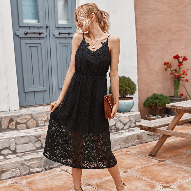 Lace, long, Summer Dress For Women