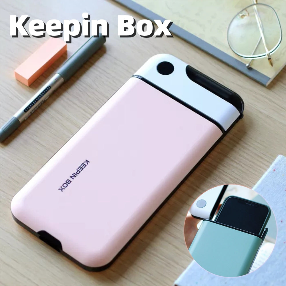 Self Disciplining, Portable Mobile Phone Lock Box, with Timer.  Smartphone Locking Case Safe to limit cell phone use.