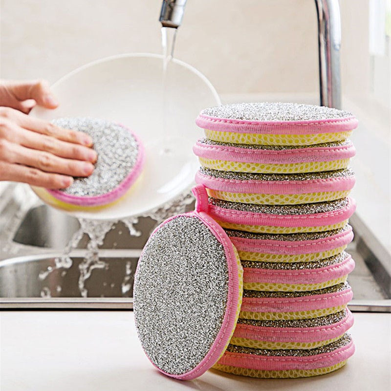 5-10pc Double Sided Dishwashing Sponges