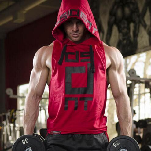 Mens Sleeveless Hoodie