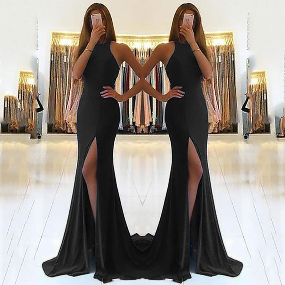 Long Evening Gown with slit