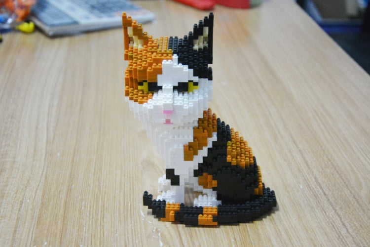 Feline Figurine building blocks