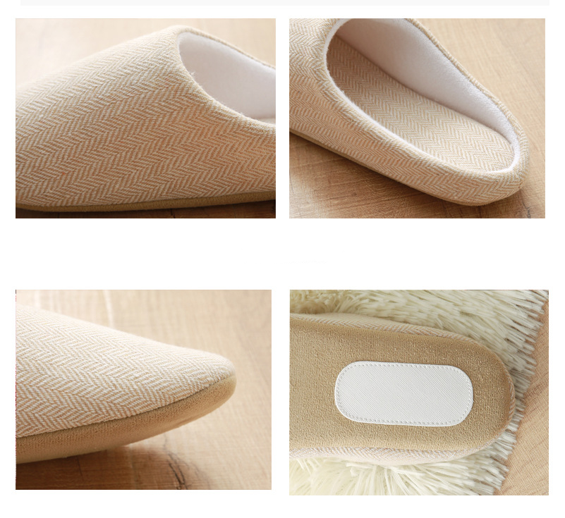 Men's indoor warm slippers , with anti-skid bottom