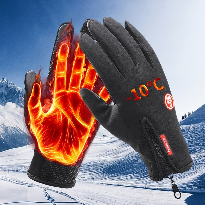 Windproof, Waterproof, Warm, Touch Screen Usable Gloves