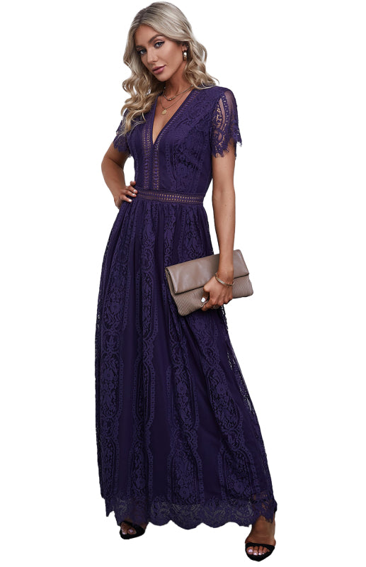 Women's  Fill Your Heart, Lace, Maxi Dress