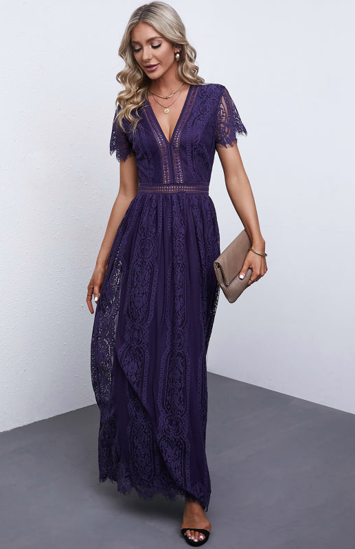 Women's  Fill Your Heart, Lace, Maxi Dress