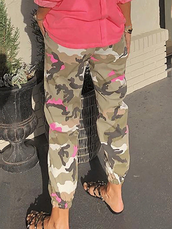 Women's Mid-Waist Camo Pants