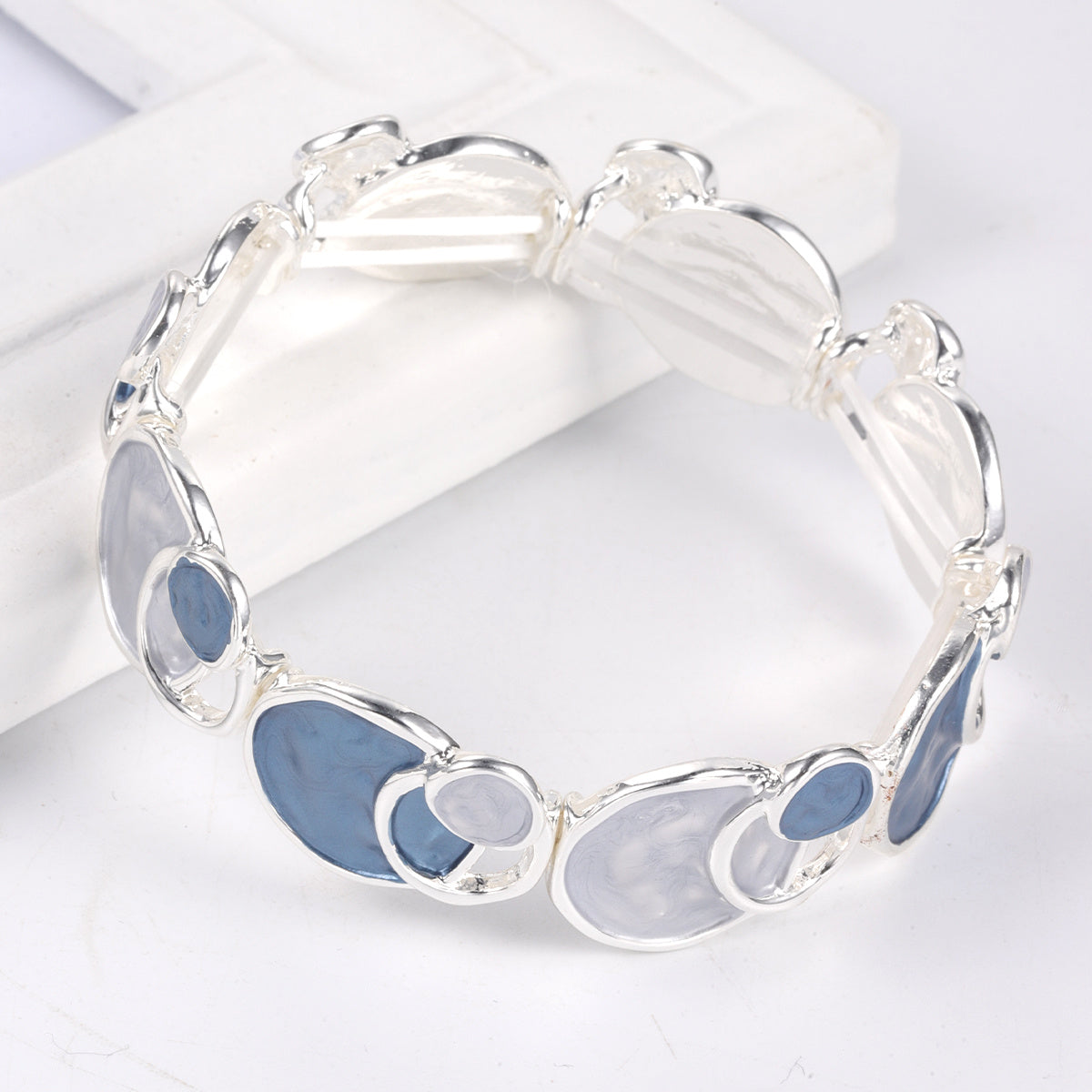 Beautiful Blue Charm Bracelet