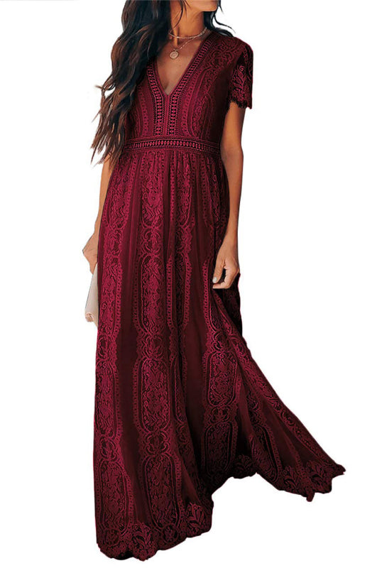 Women's  Fill Your Heart, Lace, Maxi Dress