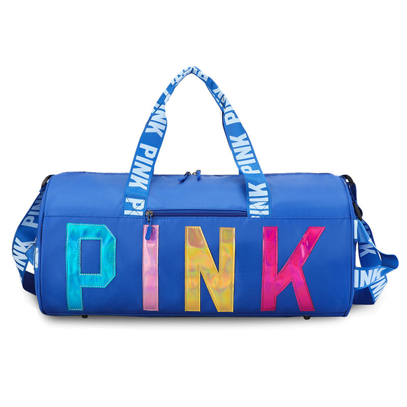 Ladies "PINK" Letters Traveling Duffle Bag