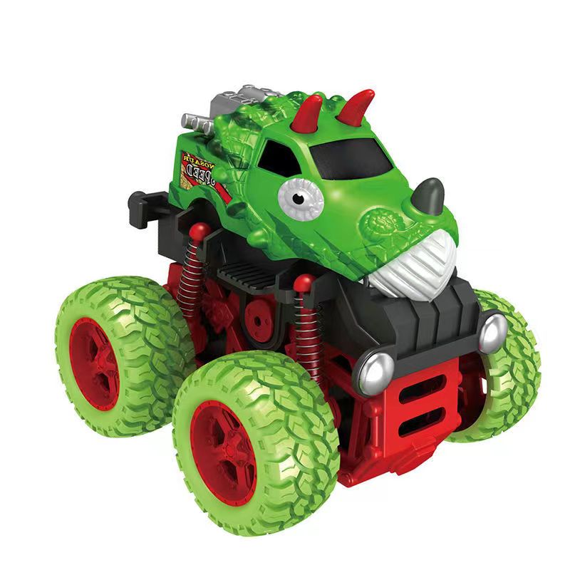 Dinosaur Inertial Toy, Friction Powered Push And Go Monster Trucks