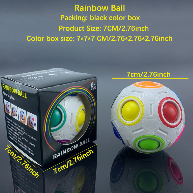 Original Rainbow Ball, Fidget Brain Teaser