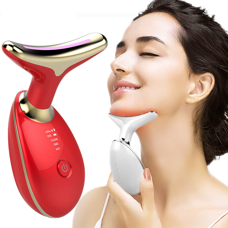 EMS Thermal Neck Lifting & Tightening Massager, with LED photon therapy