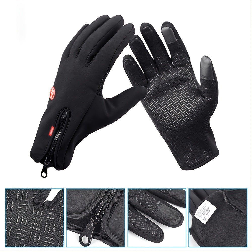 Windproof, Waterproof, Warm, Touch Screen Usable Gloves