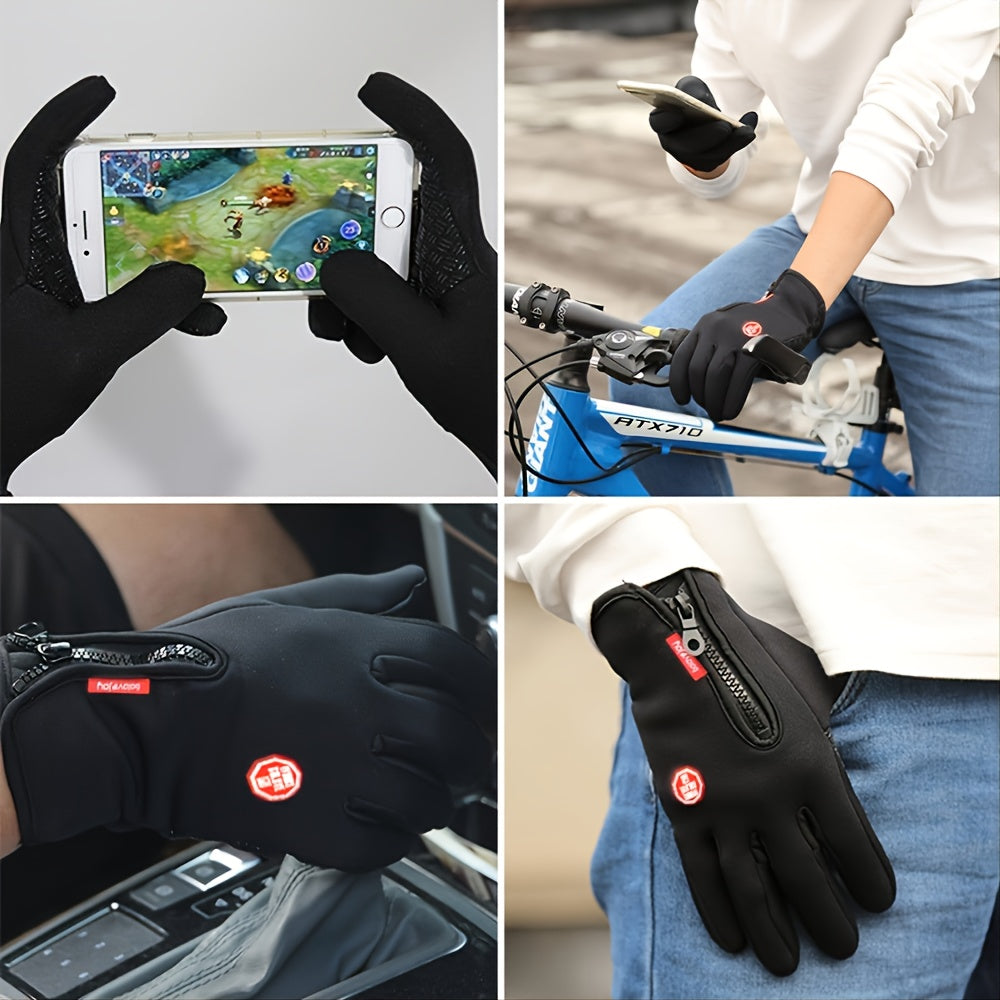 Windproof, Waterproof, Warm, Touch Screen Usable Gloves