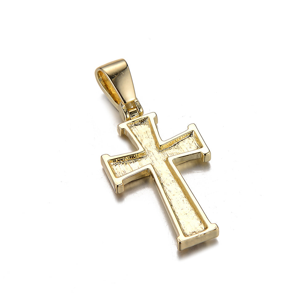 Delicate Simple Sterling Silver Classic Cross Necklace