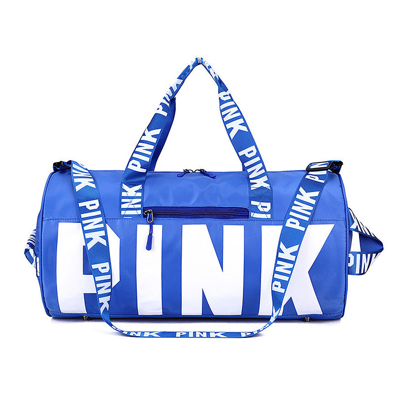 Ladies "PINK" Letters Traveling Duffle Bag