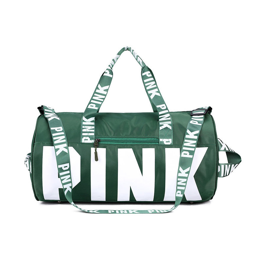 Ladies "PINK" Letters Traveling Duffle Bag